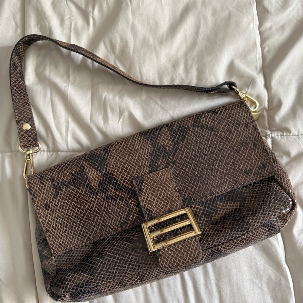 Brown Genuine Leather Italian Bag